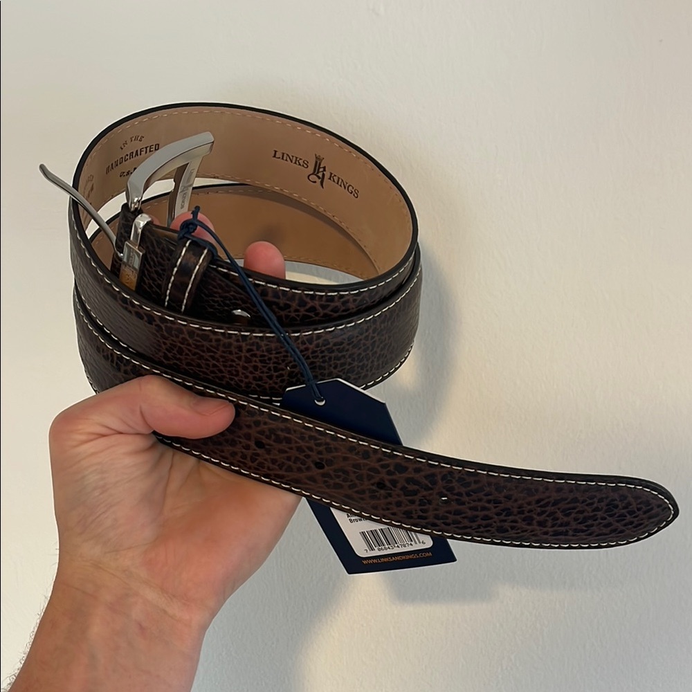 Bison Leather Belt